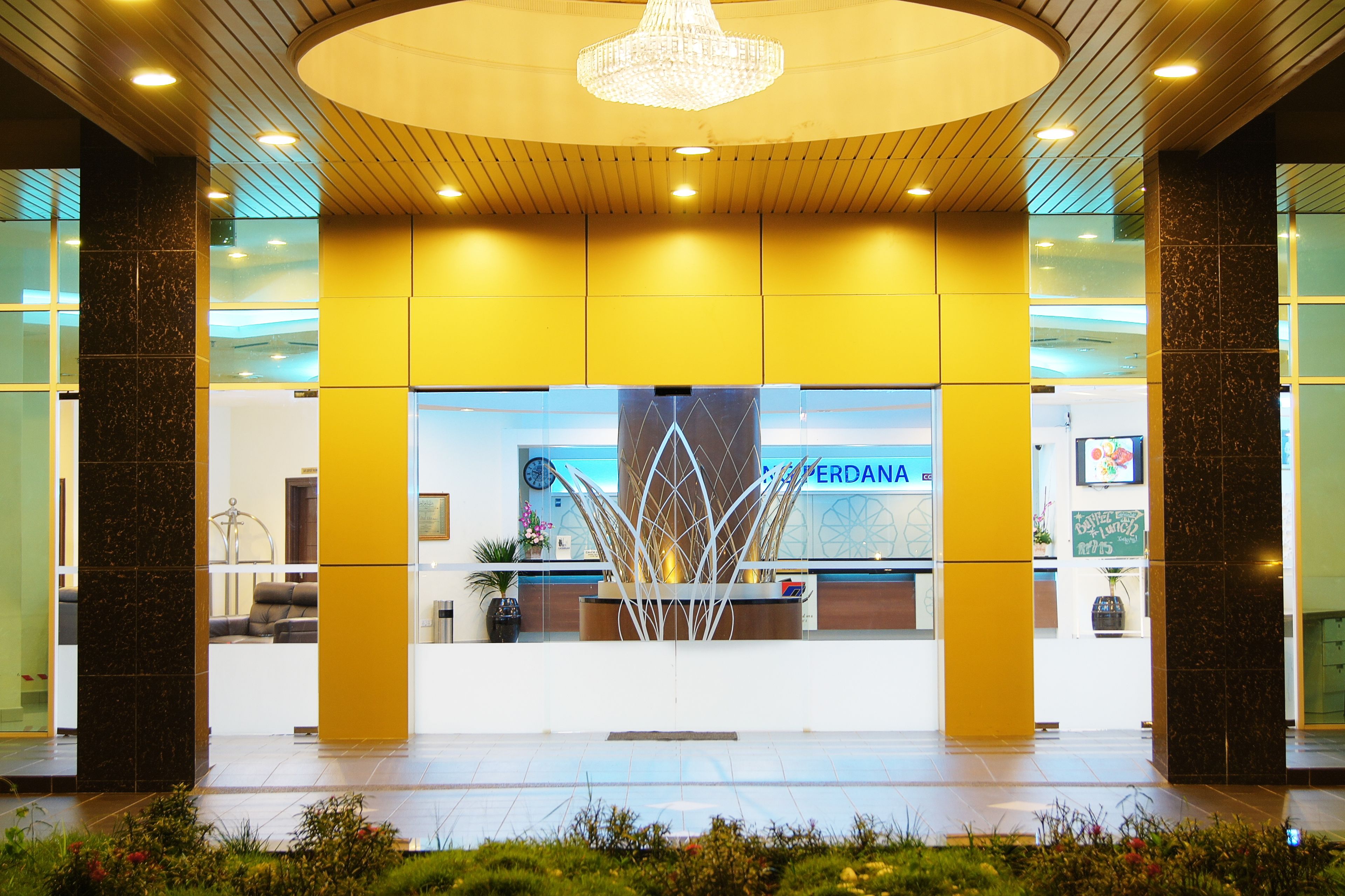 Entrée de l’hébergement