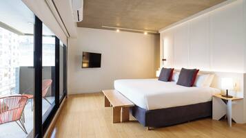 1 habitación, ropa de cama de alta calidad y minibar