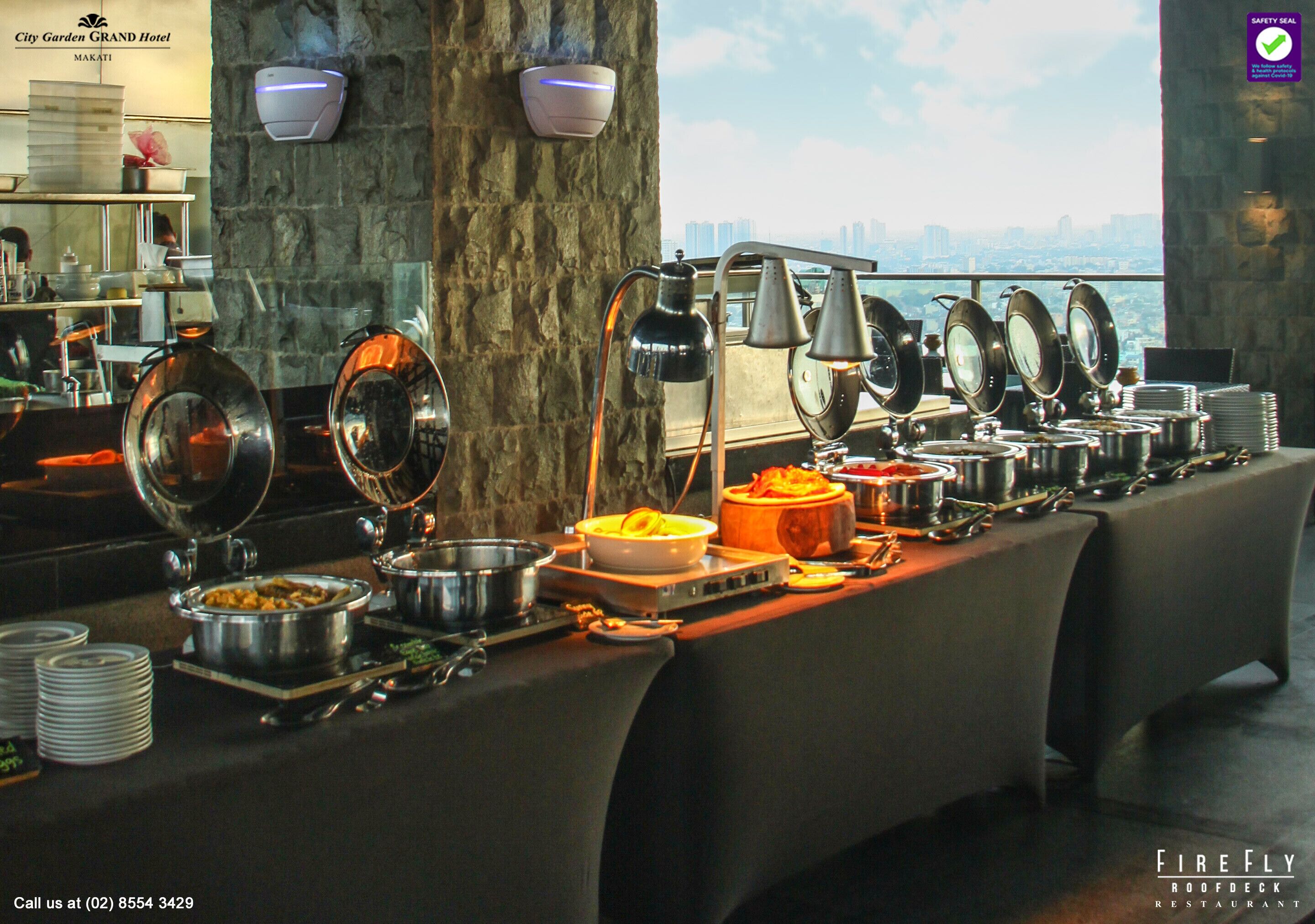 daily buffet breakfast (php 990 per person)