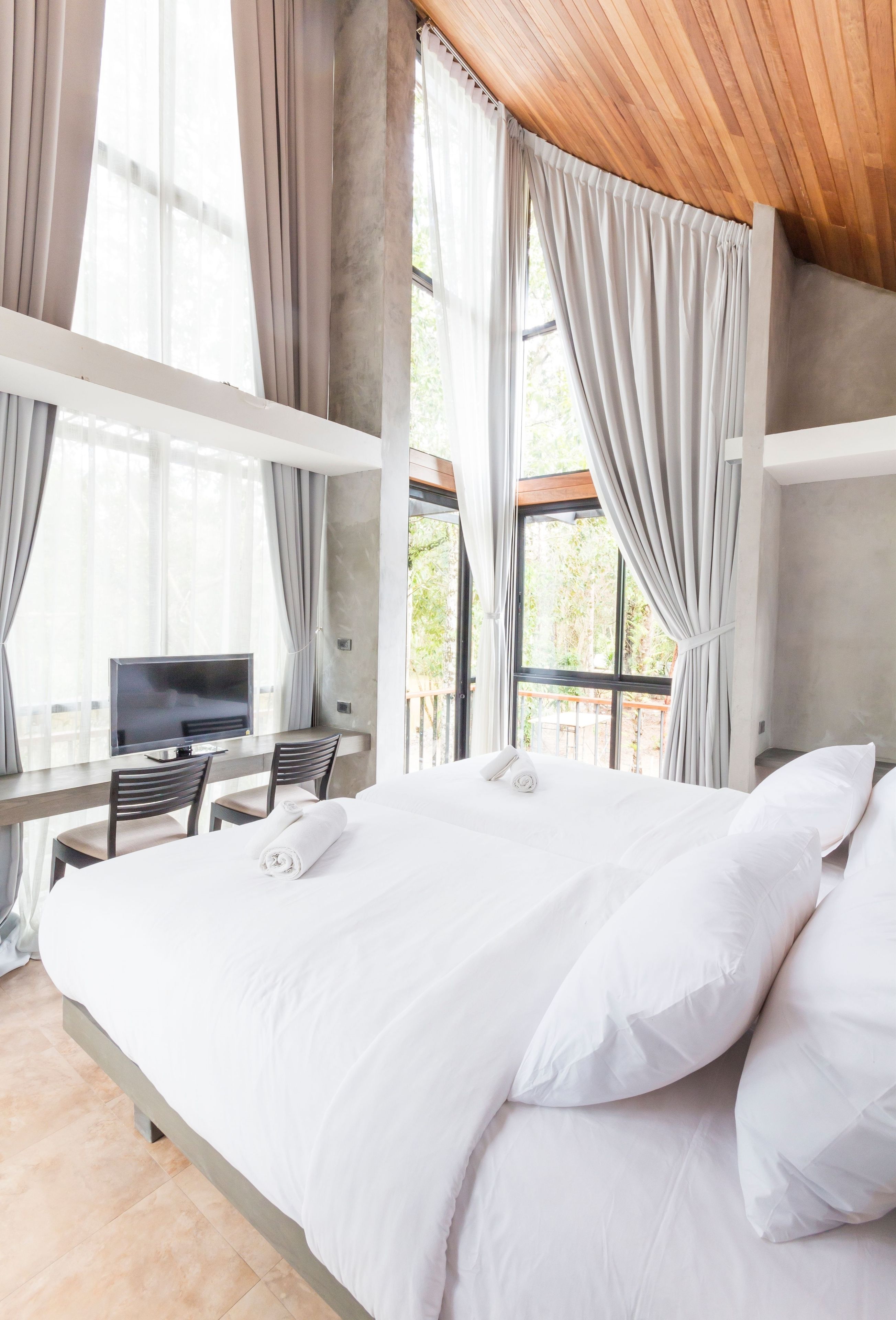 Minibar, in-room safe, desk, blackout curtains