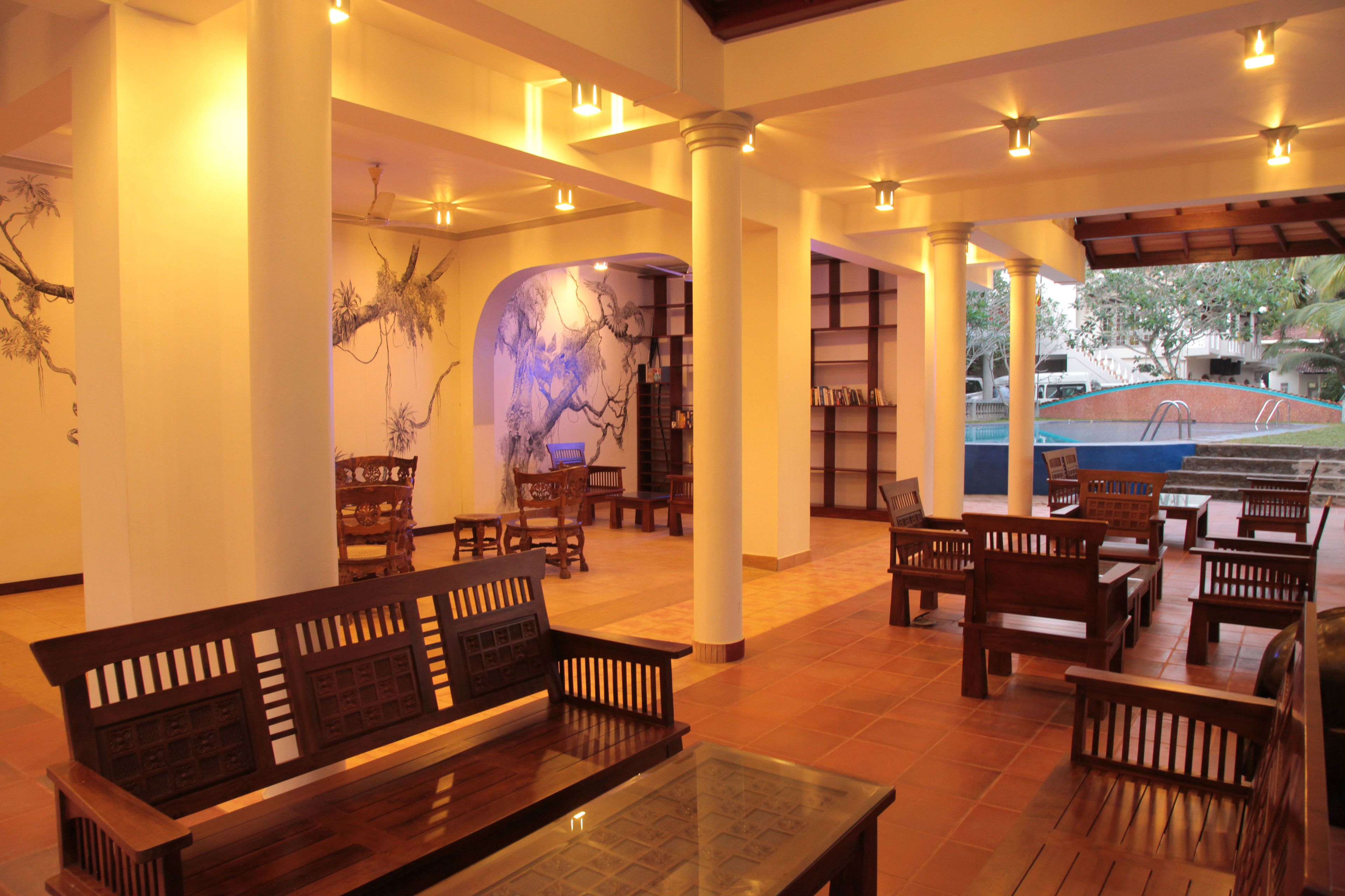 Lobby sitting area