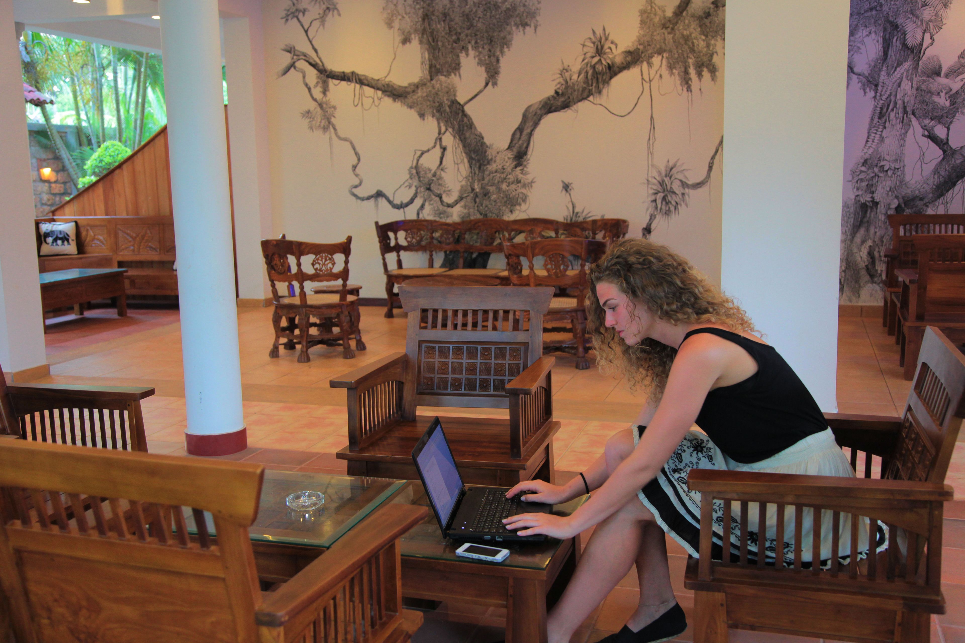 Lobby sitting area