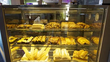 Breakfast, lunch, dinner served; local cuisine