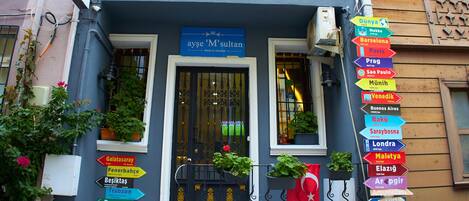 Façade de l’hébergement