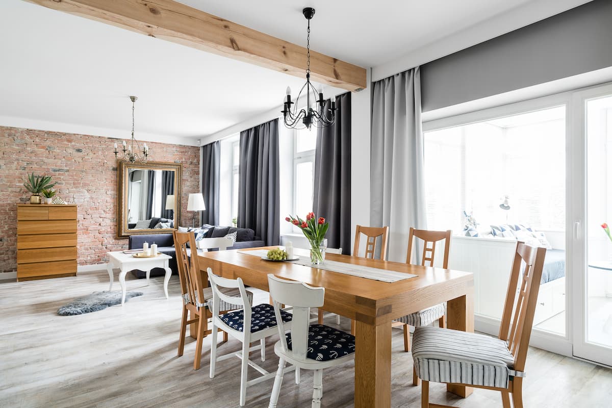 Apartment, 2 Schlafzimmer (Molo 2- 3 Baltycka Street) | Essbereich im Zimmer