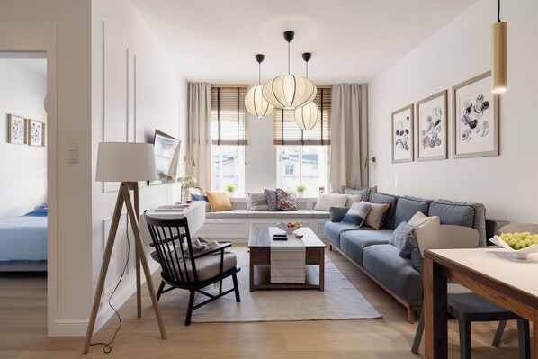 公寓, 1 间卧室 (Veranda - 4 Haffnera Street) | 高档床上用品、客房内保险箱、特色装修、特色家居