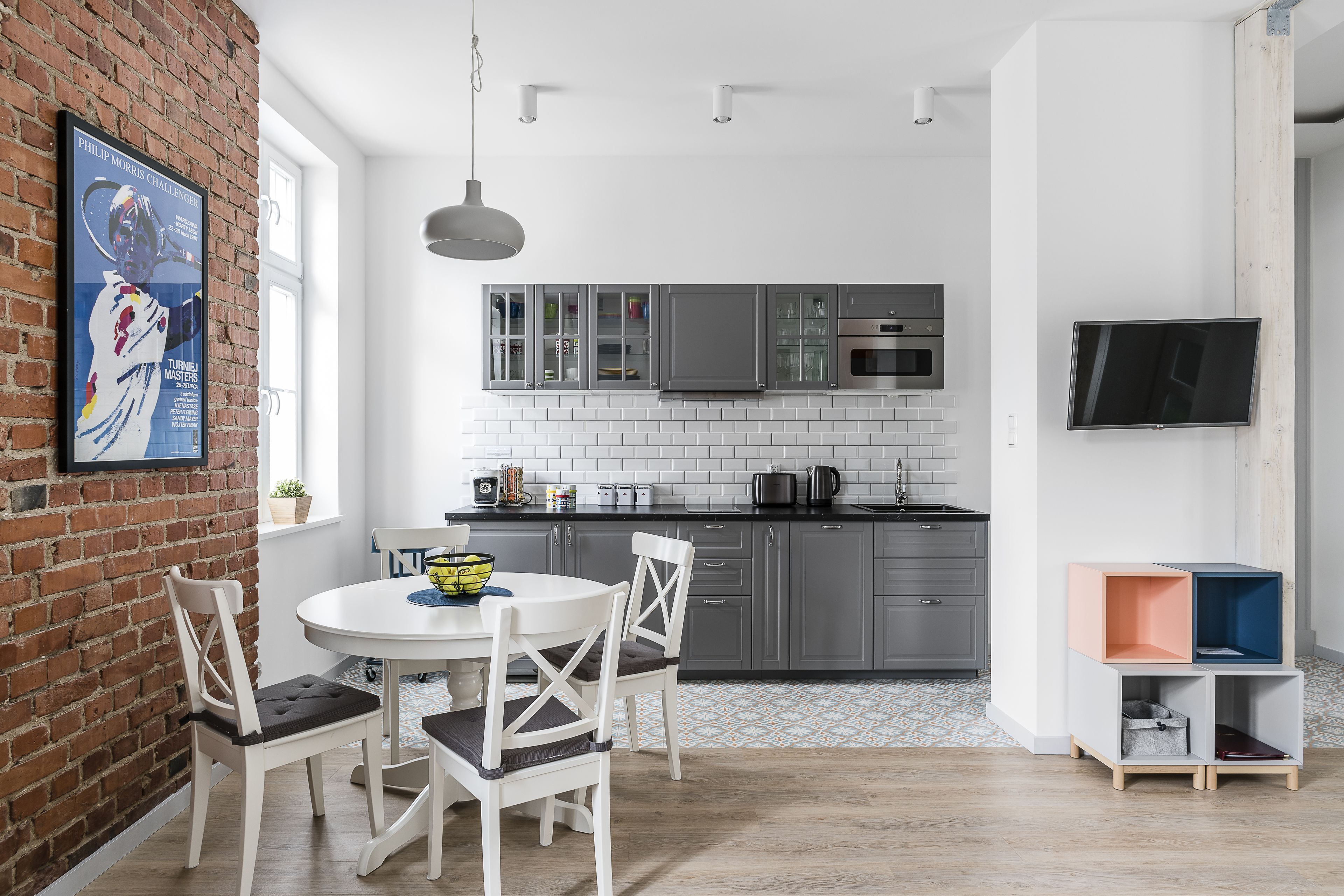 Comfort Studio Apartment (Sopot Open - 70 Haffnera Street)  | Eigene Küche | Kühlschrank, Herdplatte, Espressomaschine