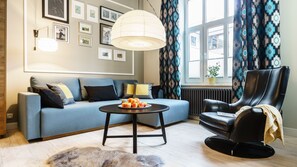 Apartment, 1 Schlafzimmer (Seaside - 8 Majkowskiego Street) | Wohnzimmer | Flachbildfernseher