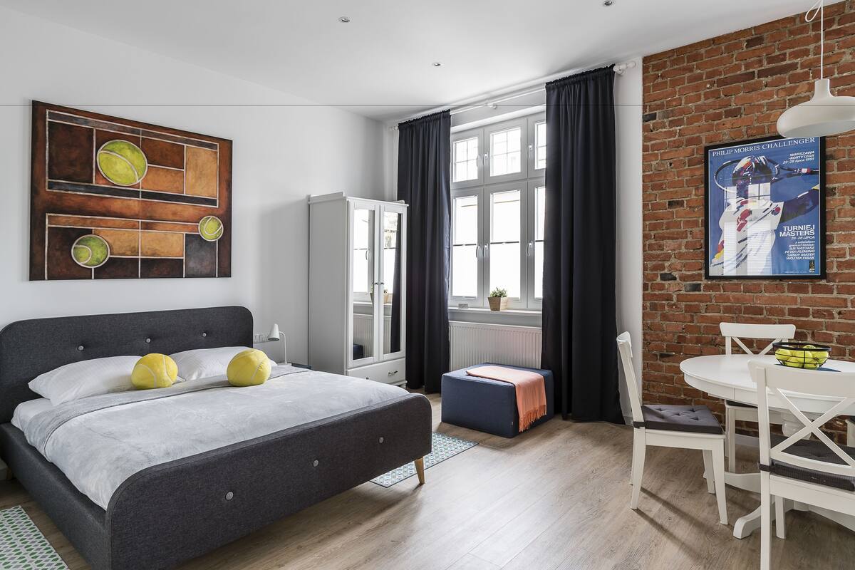 Comfort Studio Apartment (Sopot Open - 70 Haffnera Street)  | 저자극성 침구, 객실 내 금고, 암막 커튼, 다리미/다리미판