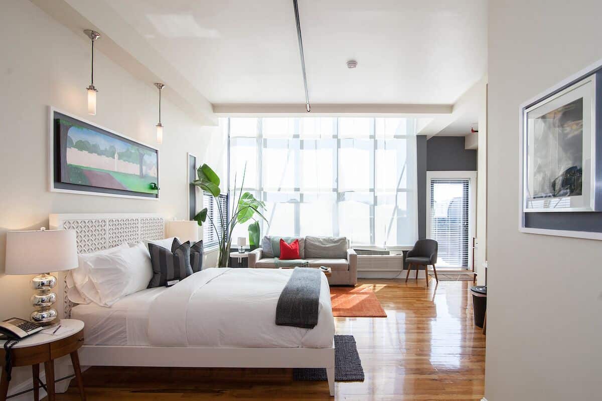Penthouse, balcon (Loft) | 1 chambre, literie de qualité supérieure, matelas mémoire de forme