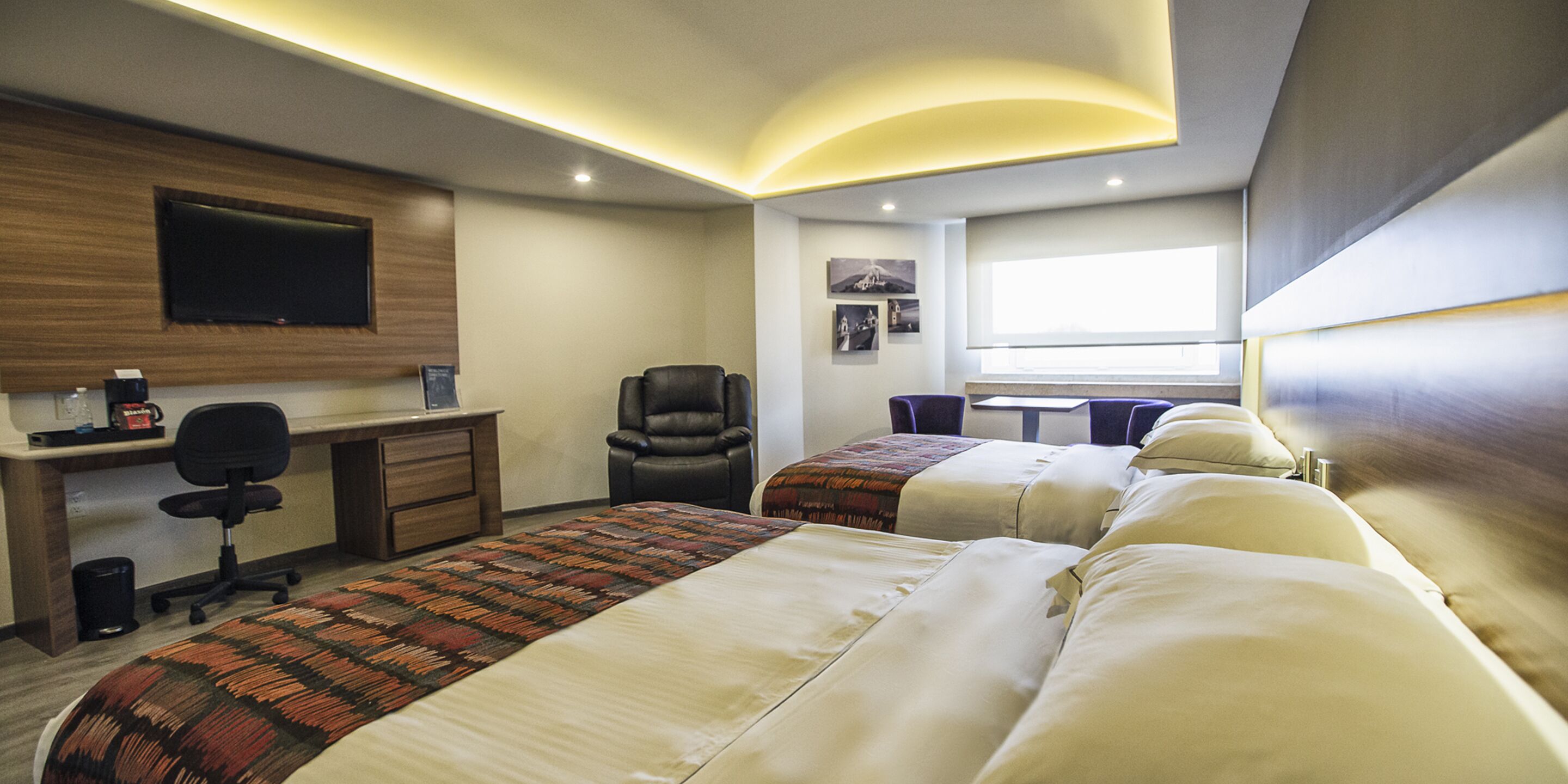 Down comforters, minibar, in-room safe, desk