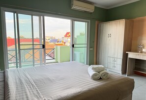 Habitación doble superior | Caja fuerte, espacio para trabajar con un portátil, wifi gratis