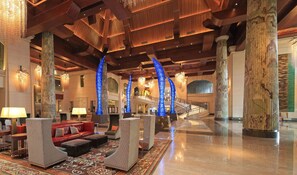 Lobby lounge, pool views, open daily