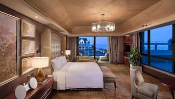 Presidential Suite, 1 King Bed | Premium bedding, in-room safe, desk, laptop workspace