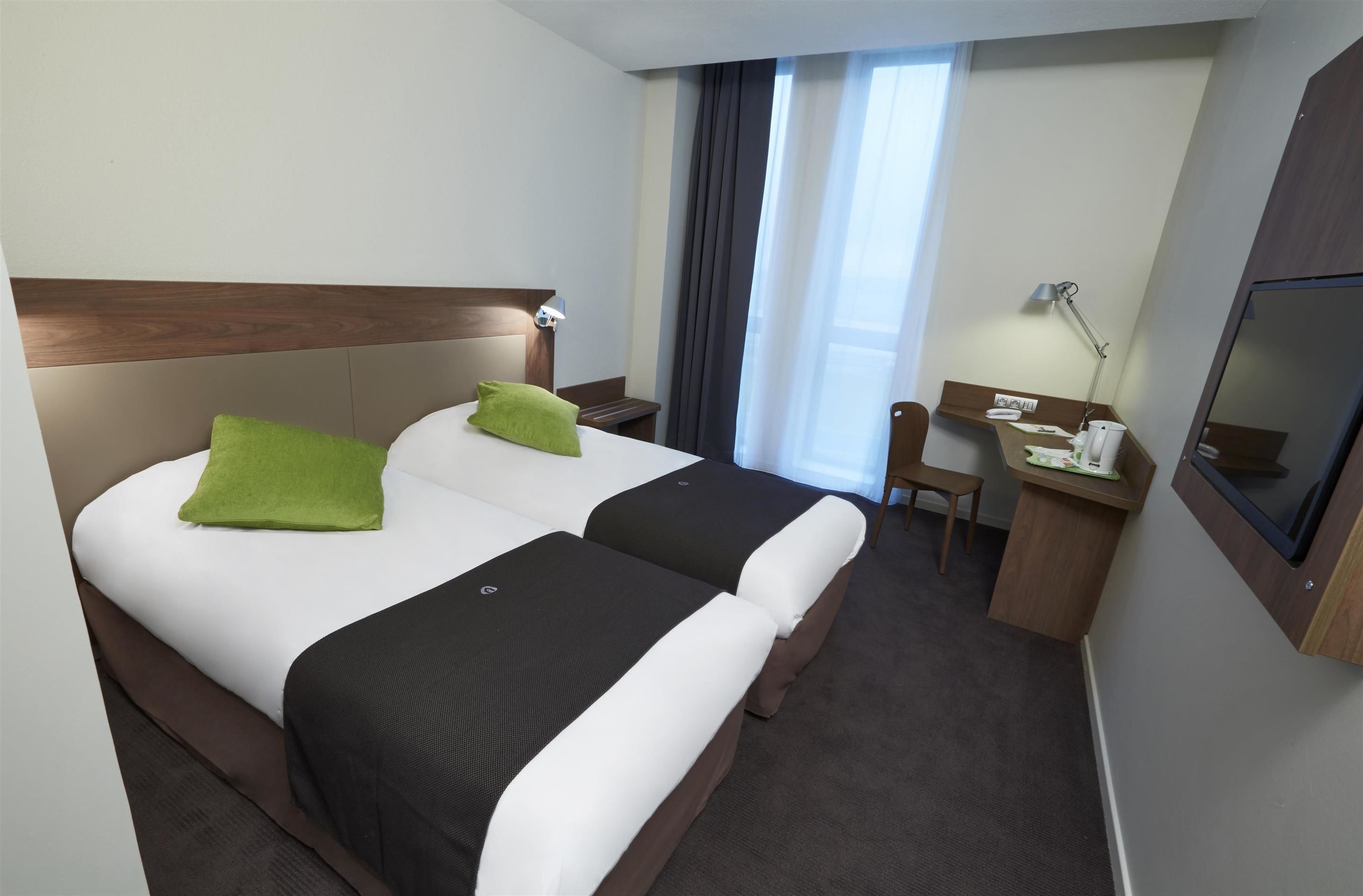 room, 2 single beds (next generation) | desk, blackout curtains, soundproofing, iron/ironing board