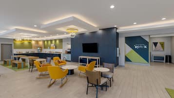 Free daily self-service breakfast