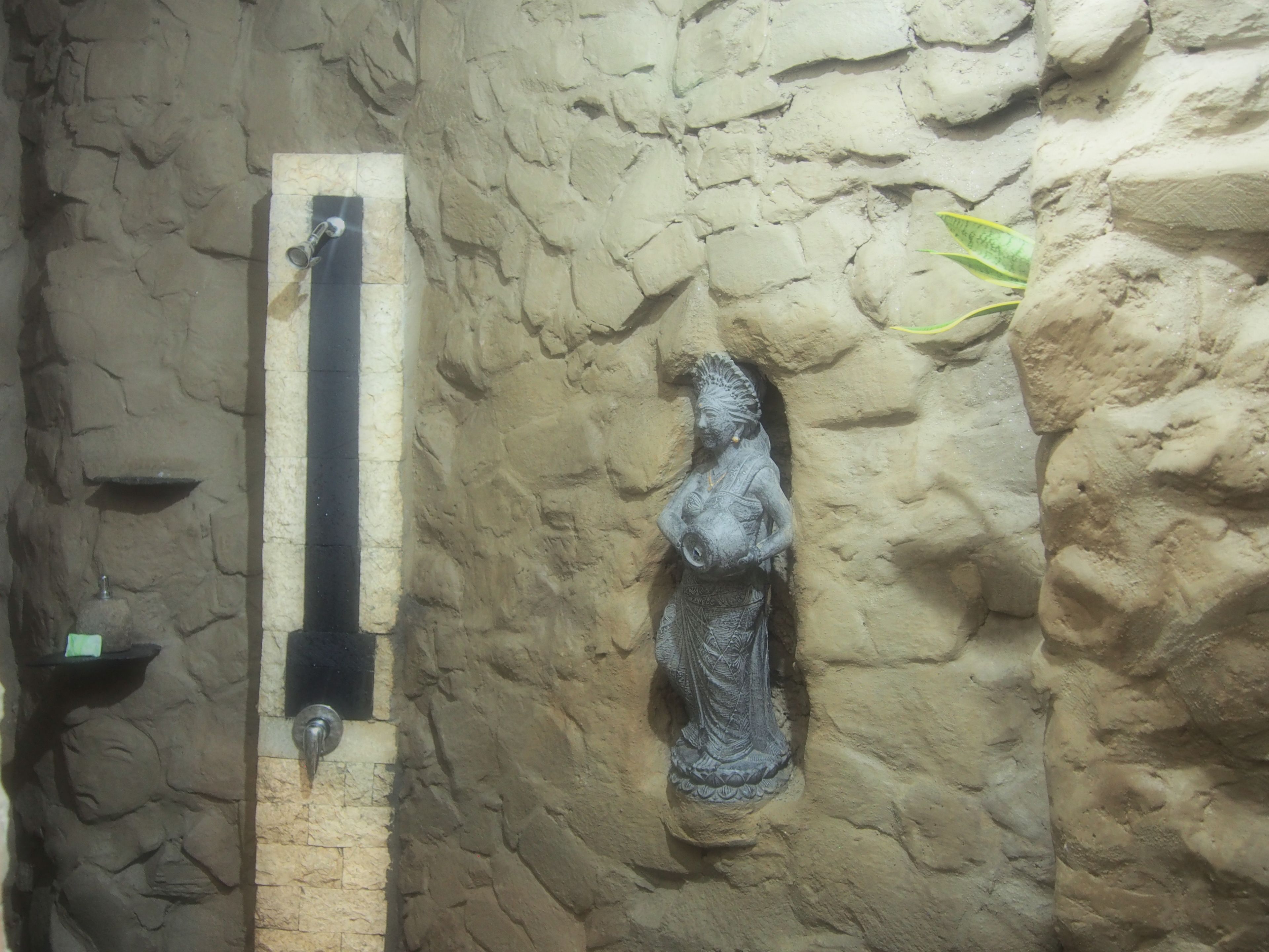 shower, designer toiletries, hair dryer, bathrobes