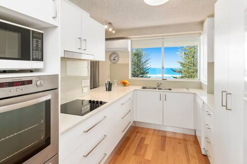 Aircon Apartment, 2 Bedrooms, Ocean View | Private kitchen