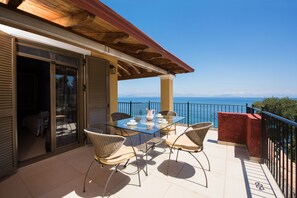 Panoramic Penthouse, Terrace, Sea View | Terrace/patio - Batelo Boutique Hotel - Adults Only (Corfu)