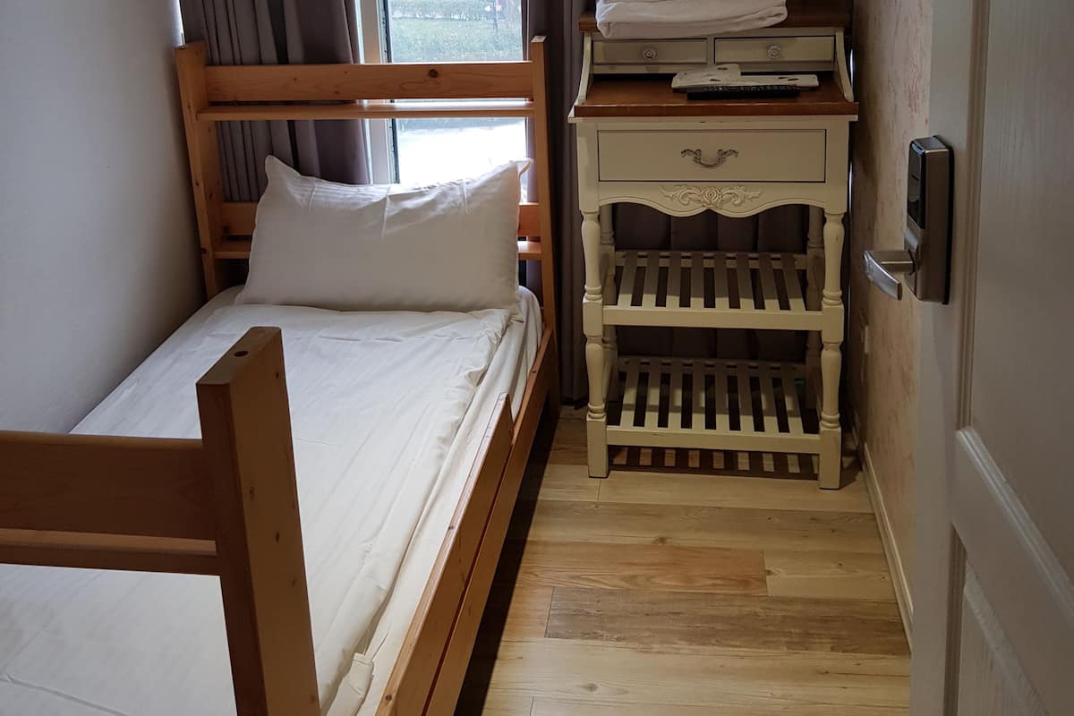Down duvets, blackout curtains, soundproofing, free WiFi