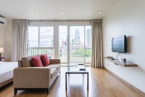 Studio, Non Smoking, Balcony | Living area | 42-inch TV with digital channels - Bangkok Patio (Bangkok)