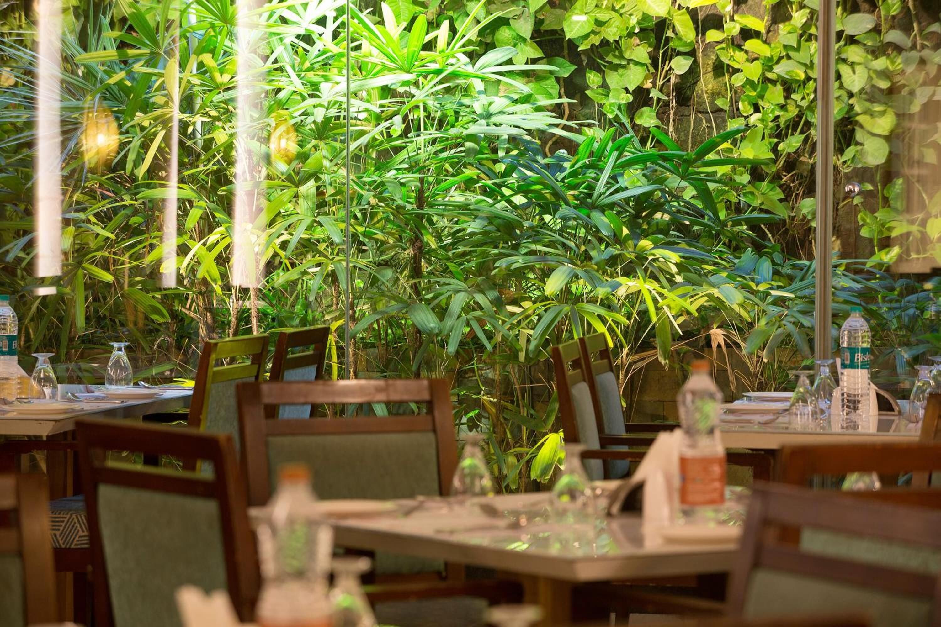 3 restaurants, breakfast, lunch, dinner served; indian cuisine