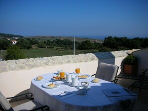 Vista a la playa o al mar