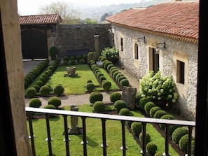 Vista para o jardim