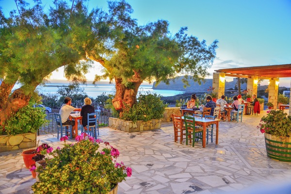 Breakfast, lunch, dinner served; Greek cuisine, ocean views