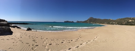 Beach nearby, white sand