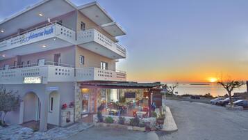 Front of property - evening/night