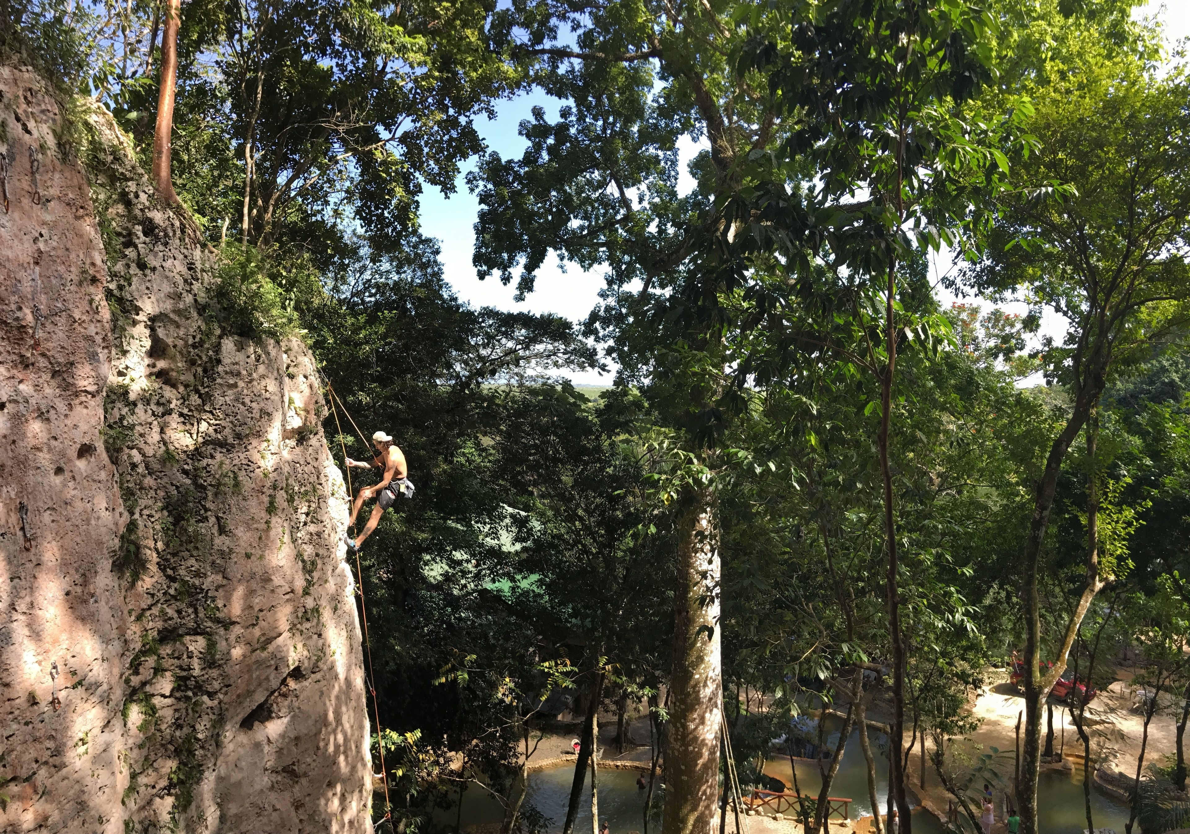 outdoor rock climbing
