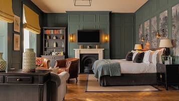 Egyptian cotton sheets, down comforters, minibar, in-room safe