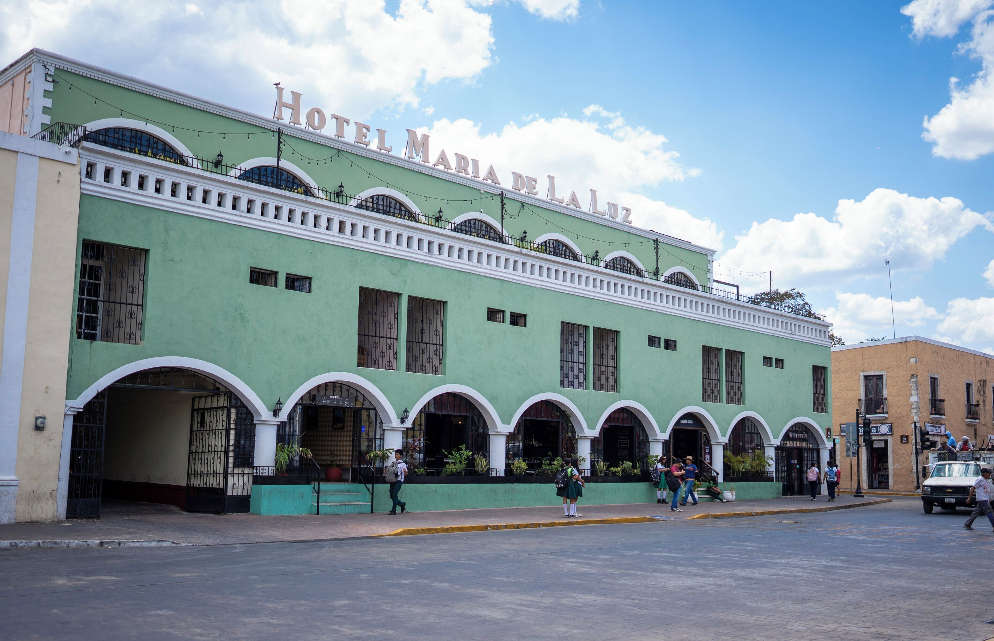 Fachada de la propiedad