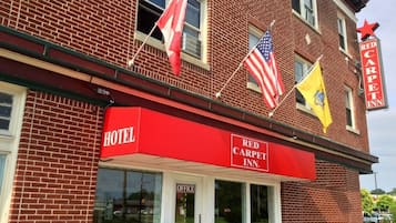 Premium bedding, pillow-top beds, desk, blackout curtains