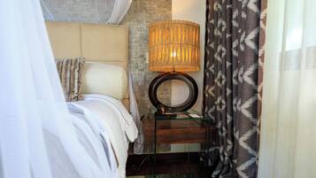 Suite Frente Mar Villa Ocara | 1 quarto, roupas de cama de algodão egípcio, roupas de cama premium