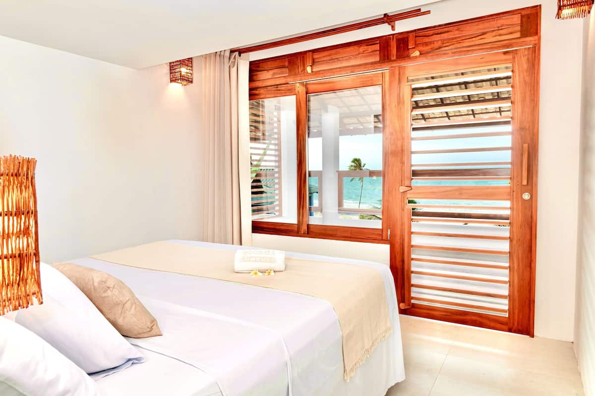 Deluxe vierpersoonskamer | 1 slaapkamer, een kluis op de kamer, gratis wifi, beddengoed