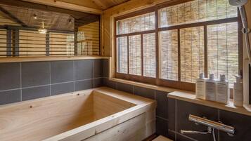 Grand Twin Room | Bathroom | Hair dryer, slippers, electronic bidet, towels