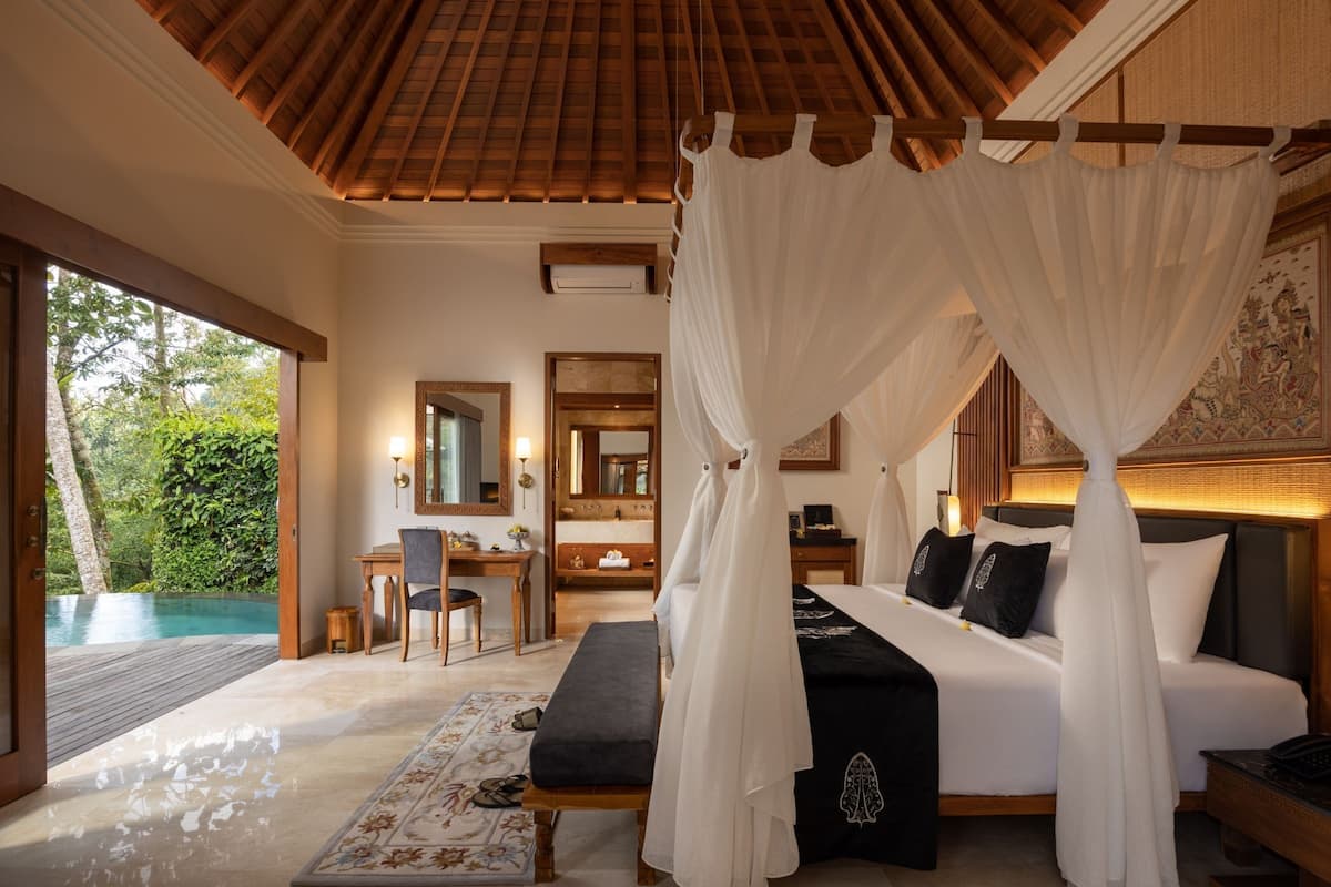 Villa Premier, alberca privada | Ropa de cama de alta calidad y minibar