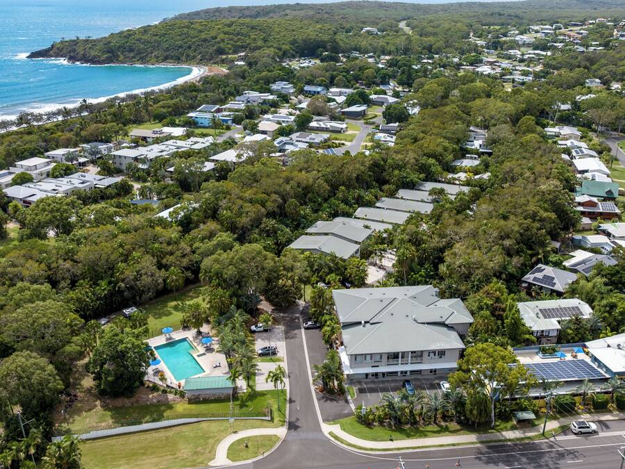 Voorkant van accommodatie