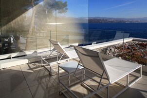 Deluxe Double Room, Jetted Tub, Sea View | View from room