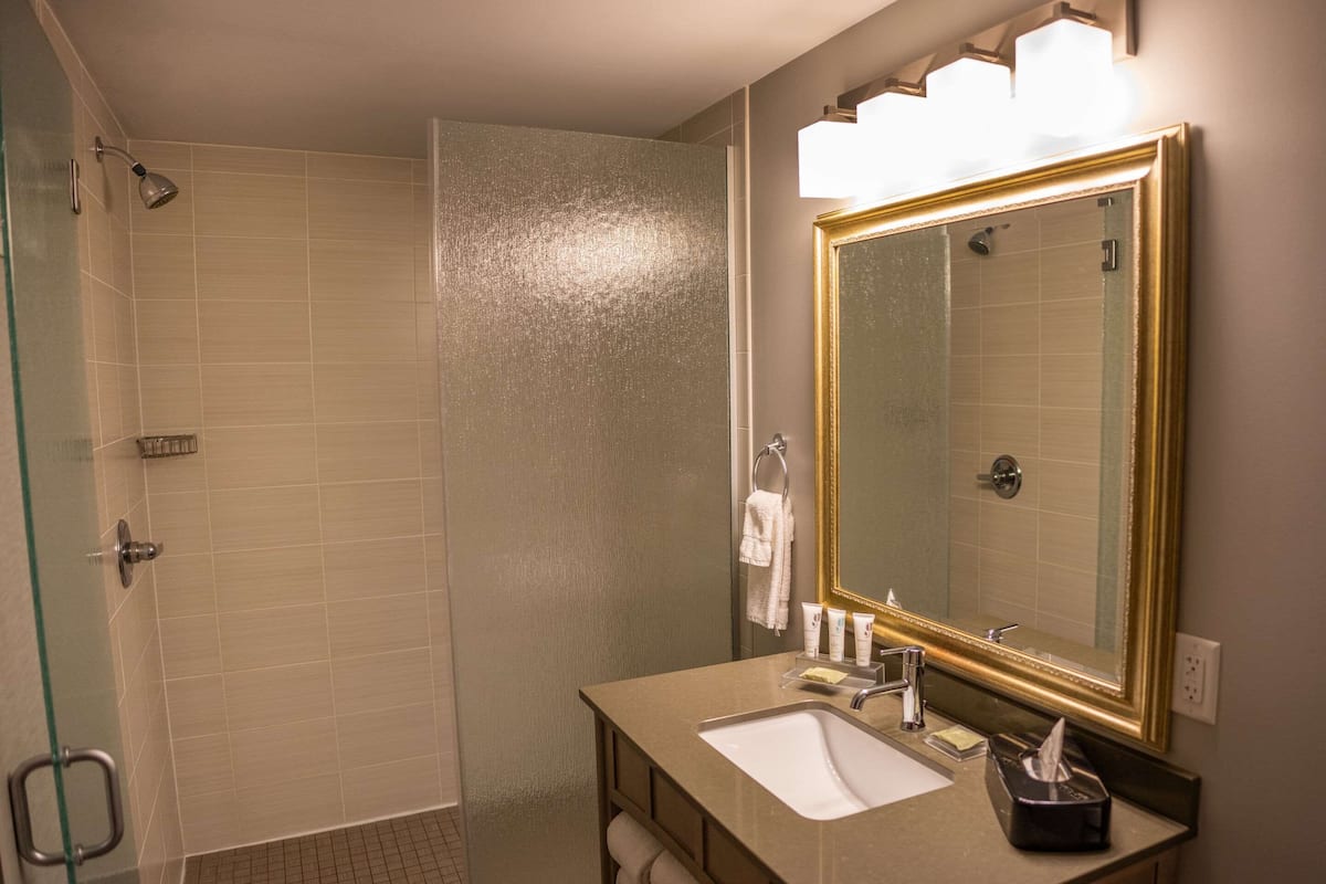 desk, laptop workspace, iron/ironing board, free cots/infant beds