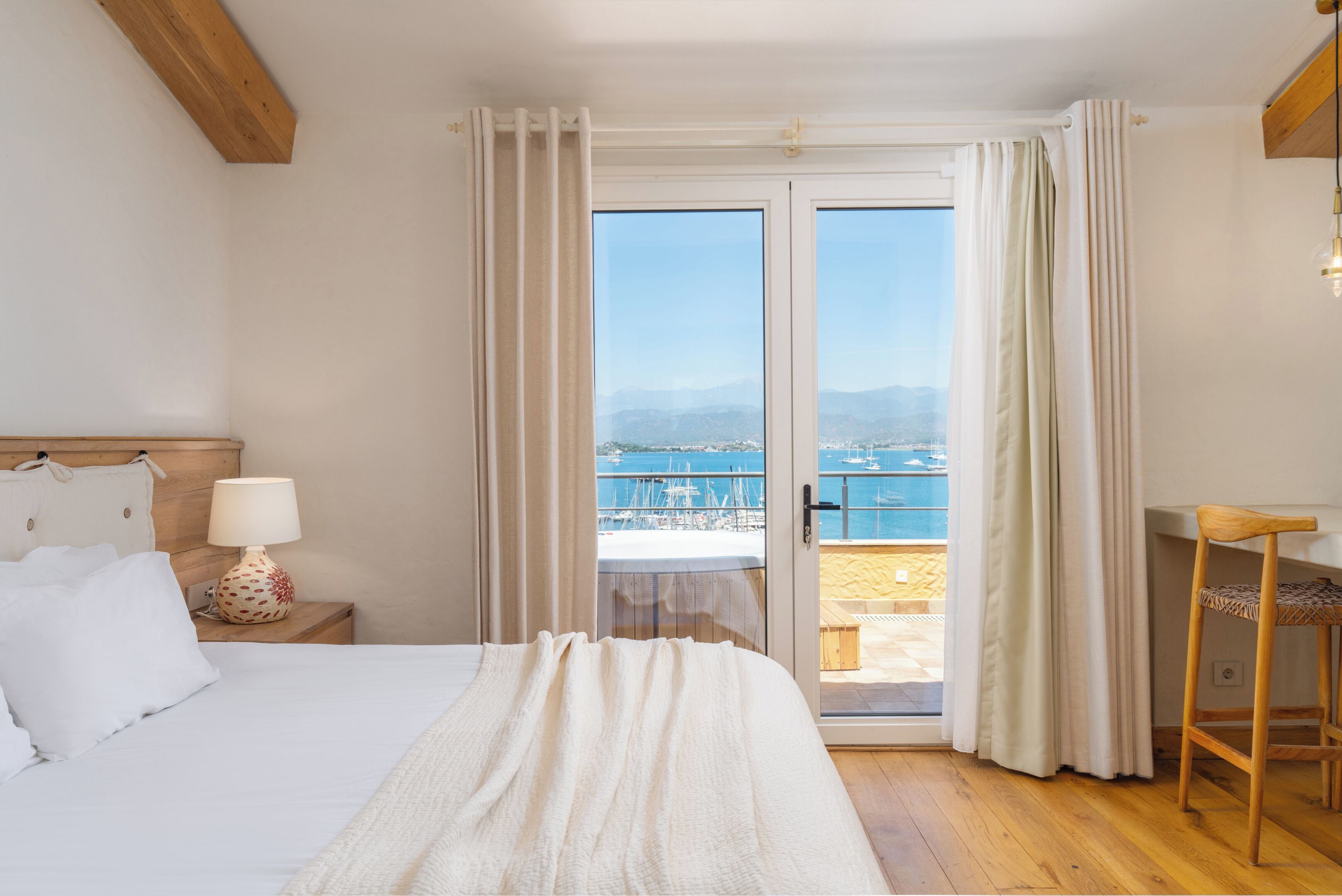 Draps en coton égyptien, literie de qualité supérieure, surmatelas