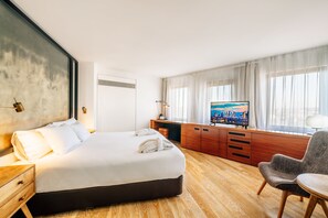 1 chambre, literie de qualité supérieure, couette en duvet d'oie