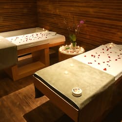 Sales de tractament per a parelles, sauna i banyera d'hidromassatge