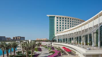 Vue depuis lâhĂ©bergement