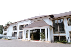 Majoituspaikan julkisivu