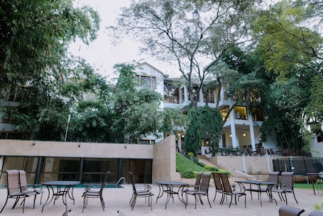 Exterior detail. West Wood Hotel