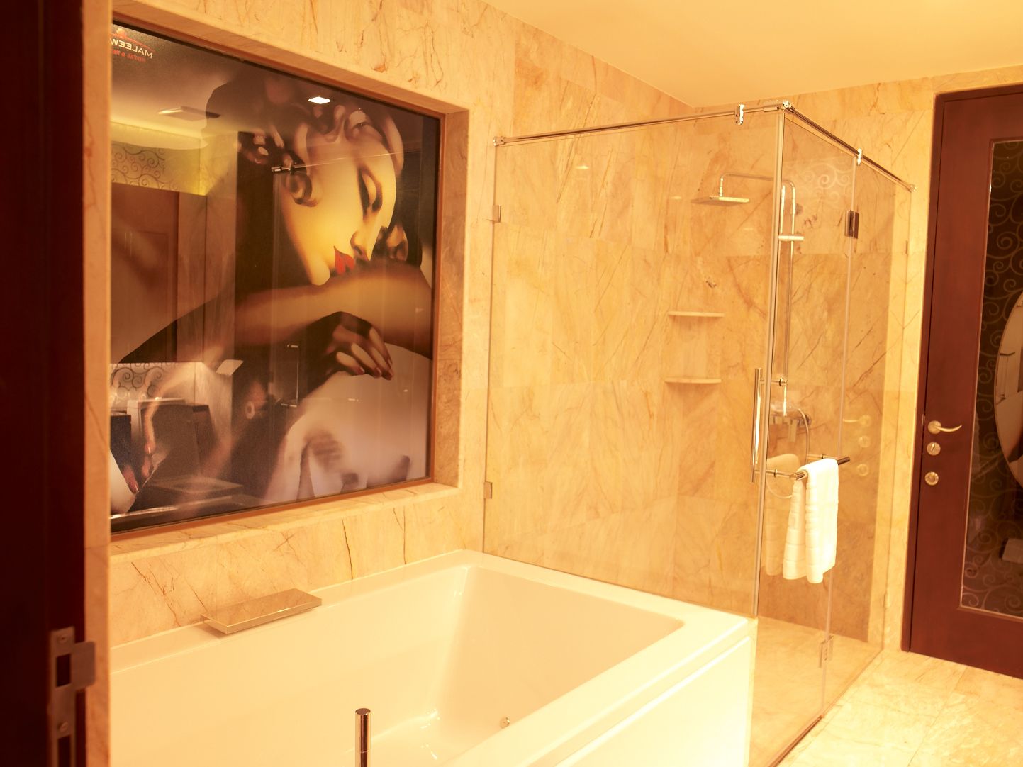 deluxe room | bathroom shower