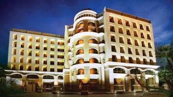 Front of property – evening/night